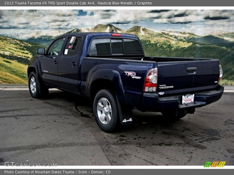 Nautical Blue Metallic / Graphite 2013 Toyota Tacoma V6 TRD Sport Double Cab 4x4