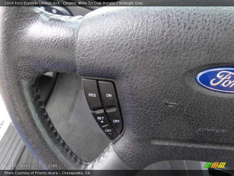 Controls of 2004 Explorer Limited 4x4