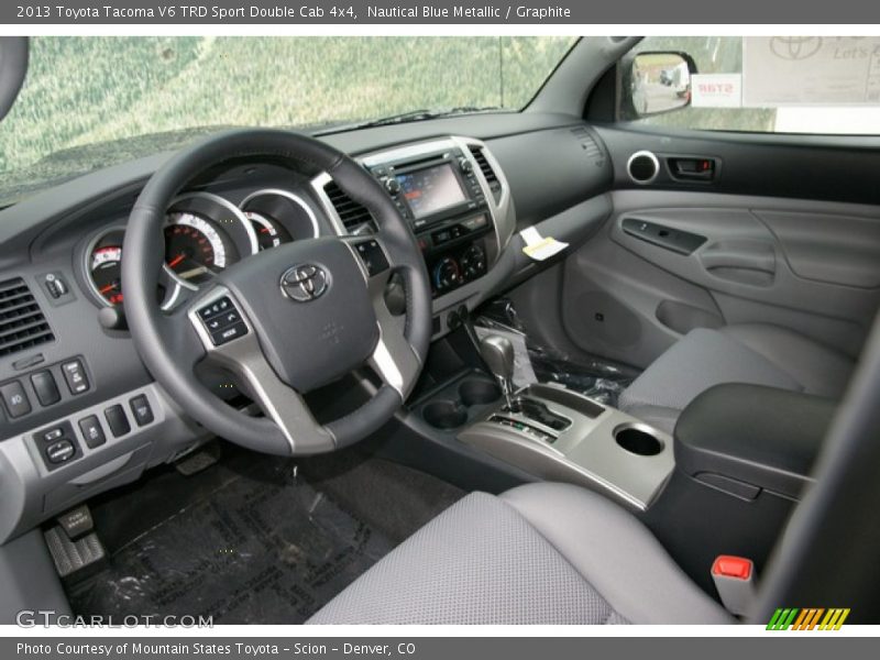 Nautical Blue Metallic / Graphite 2013 Toyota Tacoma V6 TRD Sport Double Cab 4x4