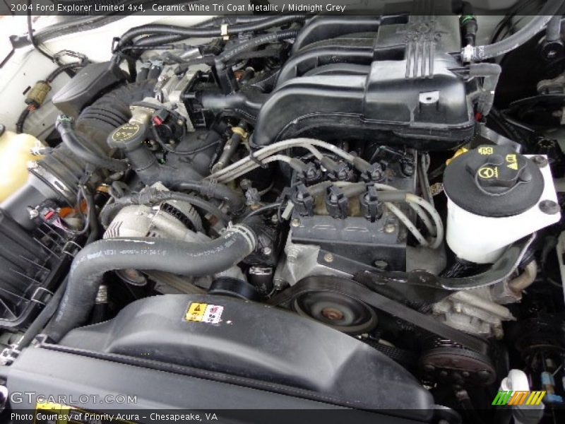  2004 Explorer Limited 4x4 Engine - 4.0 Liter SOHC 12-Valve V6