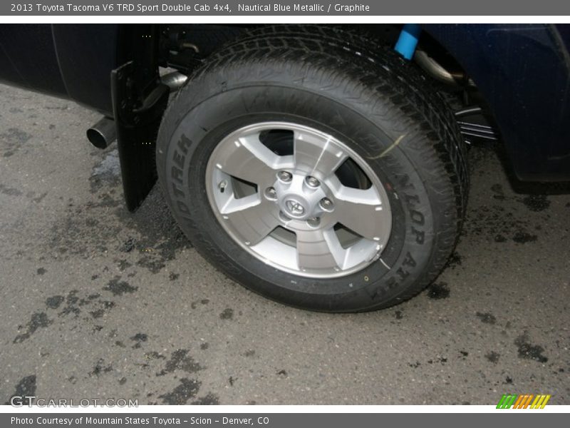 Nautical Blue Metallic / Graphite 2013 Toyota Tacoma V6 TRD Sport Double Cab 4x4
