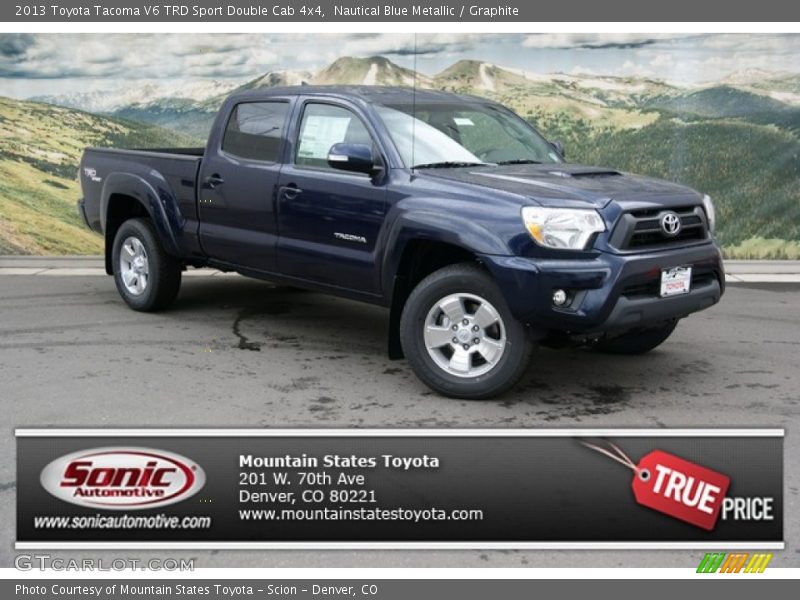 Nautical Blue Metallic / Graphite 2013 Toyota Tacoma V6 TRD Sport Double Cab 4x4