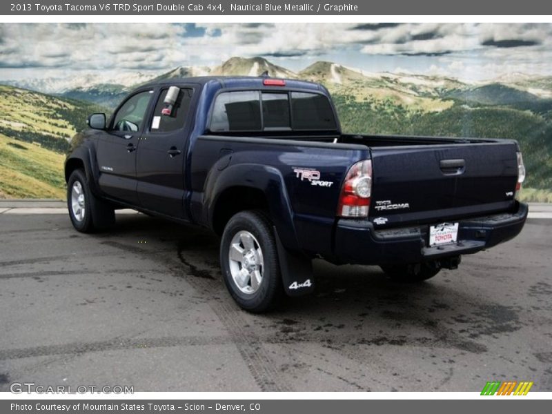 Nautical Blue Metallic / Graphite 2013 Toyota Tacoma V6 TRD Sport Double Cab 4x4