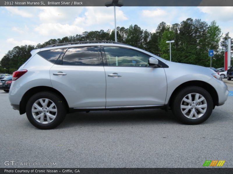 Brilliant Silver / Black 2012 Nissan Murano SL