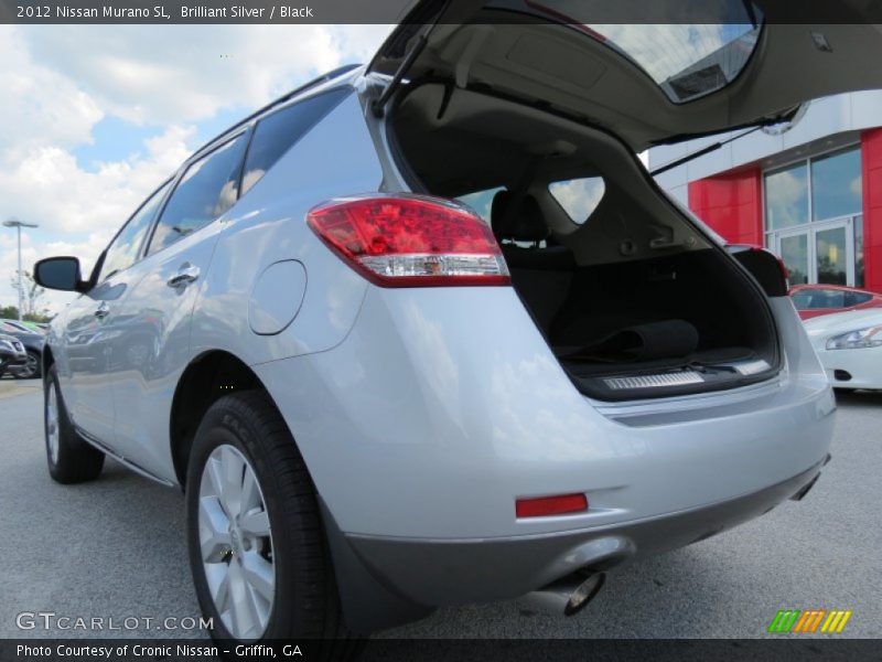 Brilliant Silver / Black 2012 Nissan Murano SL