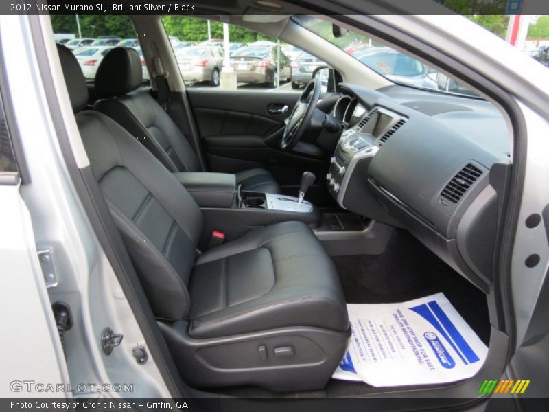 Brilliant Silver / Black 2012 Nissan Murano SL
