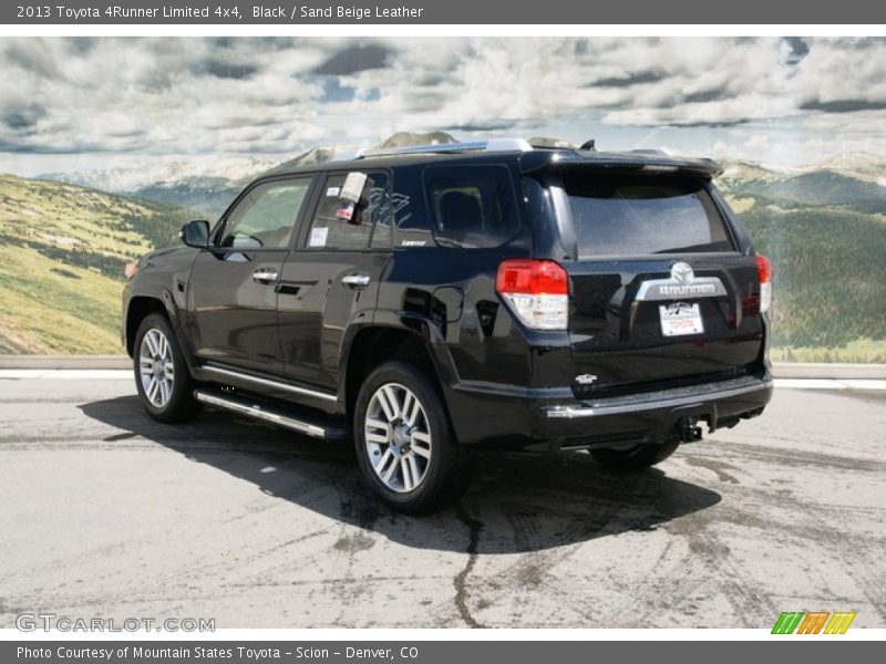 Black / Sand Beige Leather 2013 Toyota 4Runner Limited 4x4