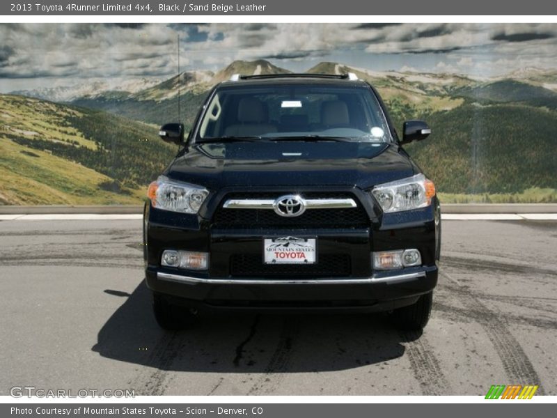 Black / Sand Beige Leather 2013 Toyota 4Runner Limited 4x4