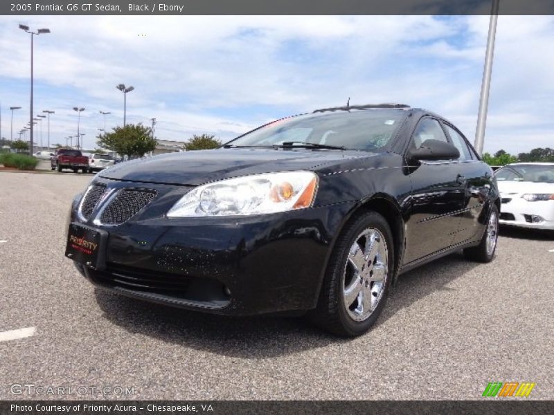 Black / Ebony 2005 Pontiac G6 GT Sedan