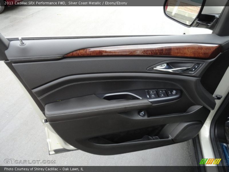 Silver Coast Metallic / Ebony/Ebony 2013 Cadillac SRX Performance FWD