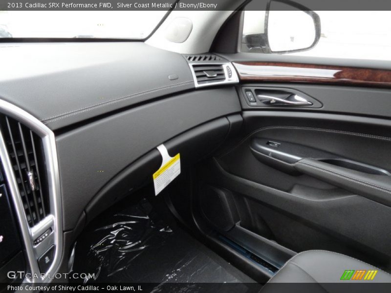 Silver Coast Metallic / Ebony/Ebony 2013 Cadillac SRX Performance FWD