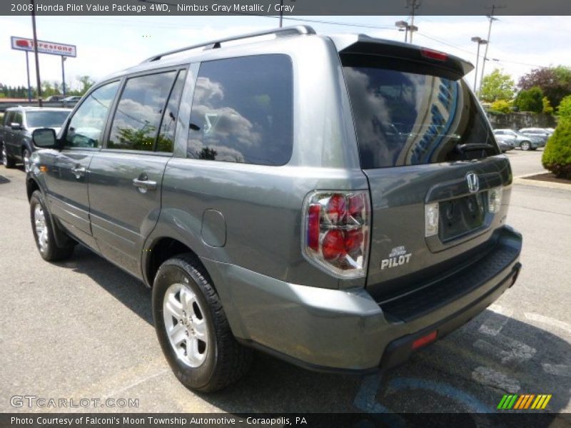 Nimbus Gray Metallic / Gray 2008 Honda Pilot Value Package 4WD