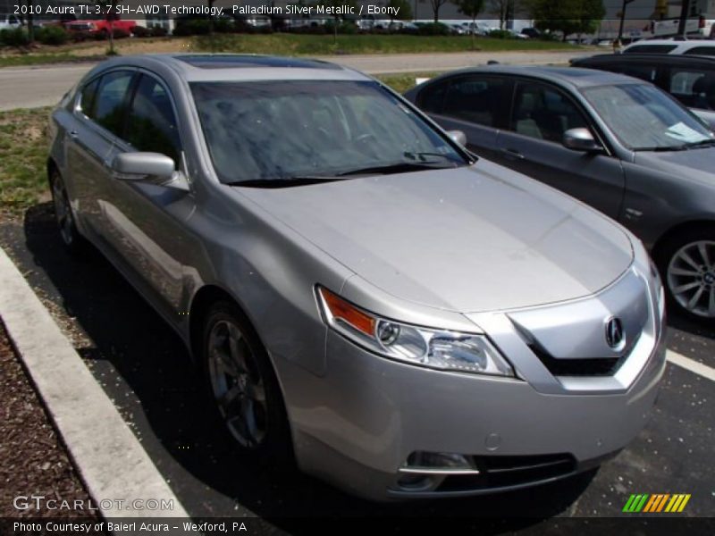Palladium Silver Metallic / Ebony 2010 Acura TL 3.7 SH-AWD Technology