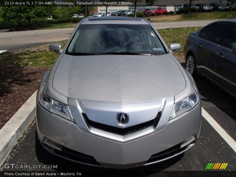 Palladium Silver Metallic / Ebony 2010 Acura TL 3.7 SH-AWD Technology