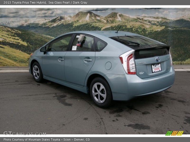 Sea Glass Pearl / Dark Gray 2013 Toyota Prius Two Hybrid