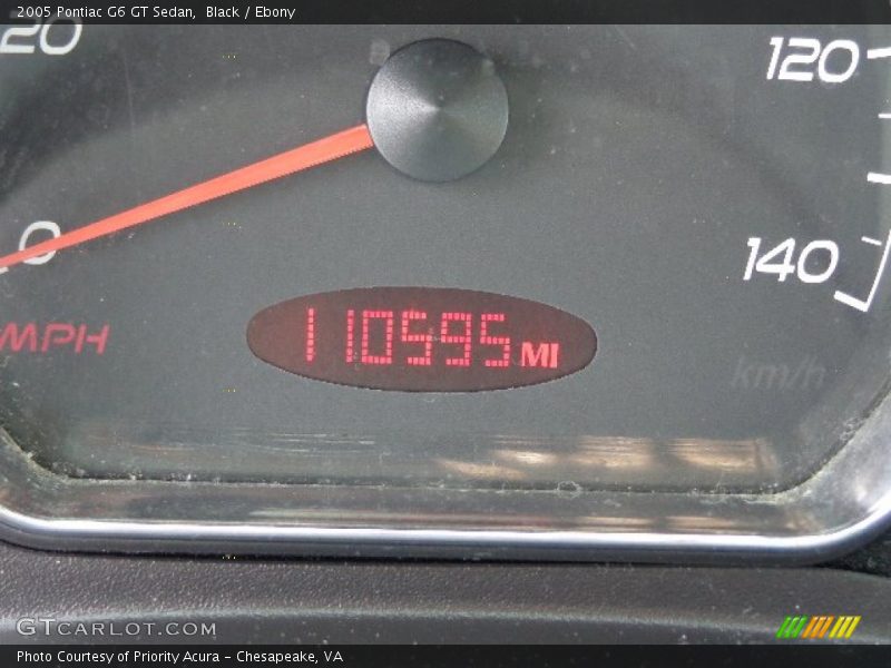 Black / Ebony 2005 Pontiac G6 GT Sedan
