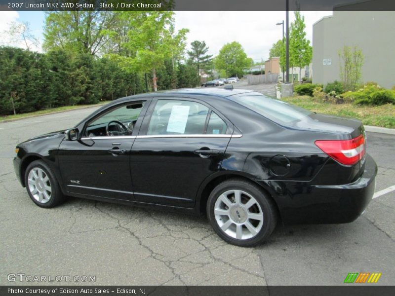 Black / Dark Charcoal 2007 Lincoln MKZ AWD Sedan