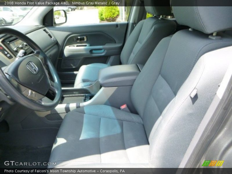 Nimbus Gray Metallic / Gray 2008 Honda Pilot Value Package 4WD