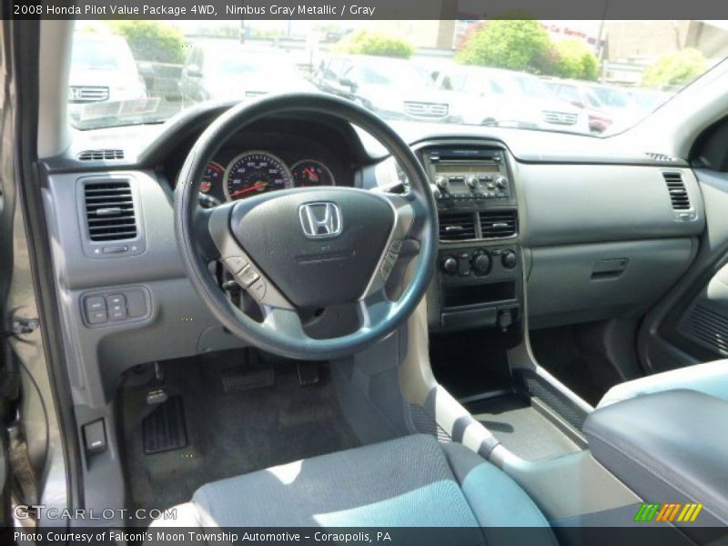 Nimbus Gray Metallic / Gray 2008 Honda Pilot Value Package 4WD