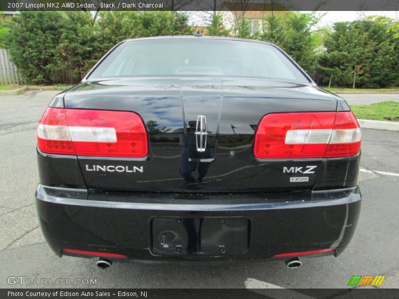 Black / Dark Charcoal 2007 Lincoln MKZ AWD Sedan