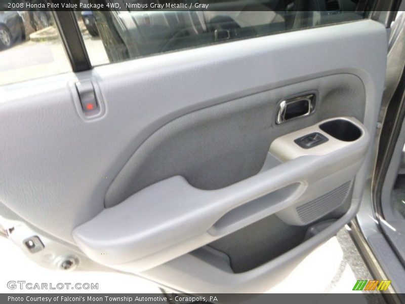Nimbus Gray Metallic / Gray 2008 Honda Pilot Value Package 4WD