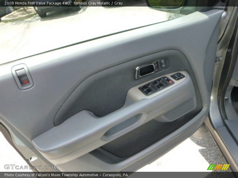 Nimbus Gray Metallic / Gray 2008 Honda Pilot Value Package 4WD