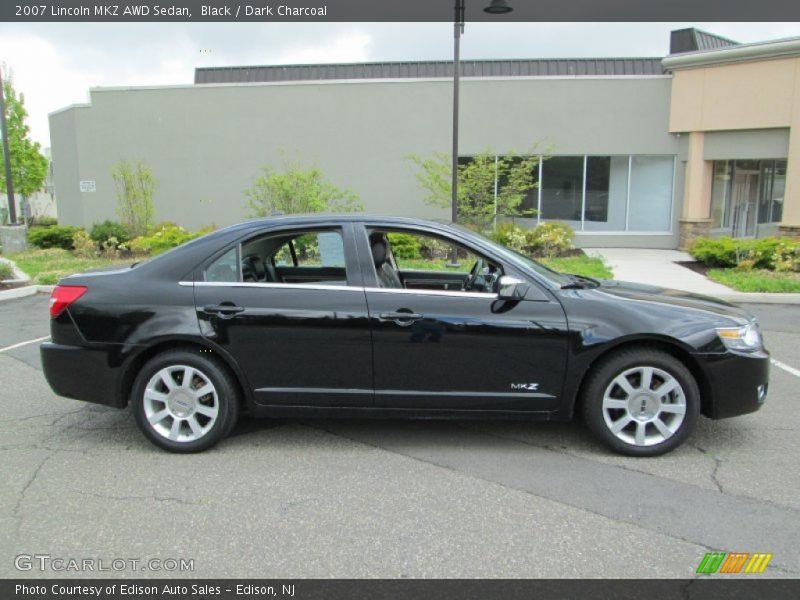 Black / Dark Charcoal 2007 Lincoln MKZ AWD Sedan
