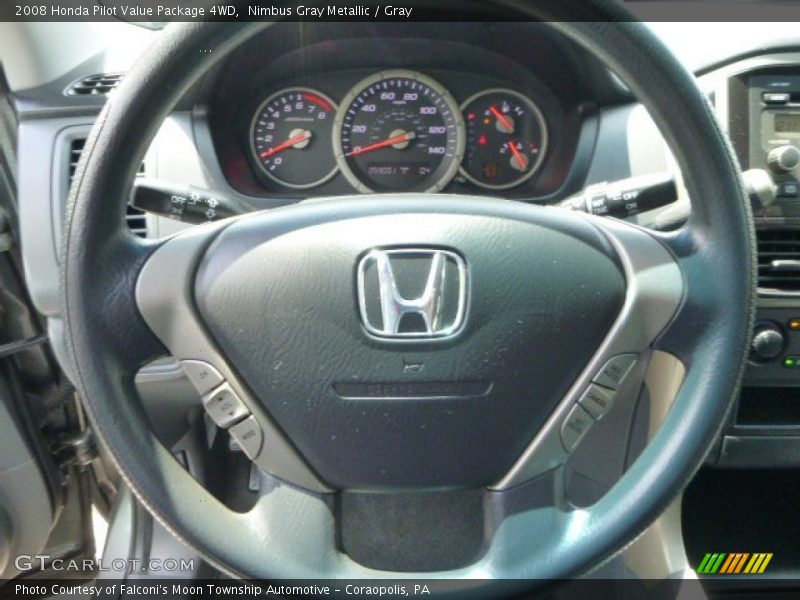 Nimbus Gray Metallic / Gray 2008 Honda Pilot Value Package 4WD