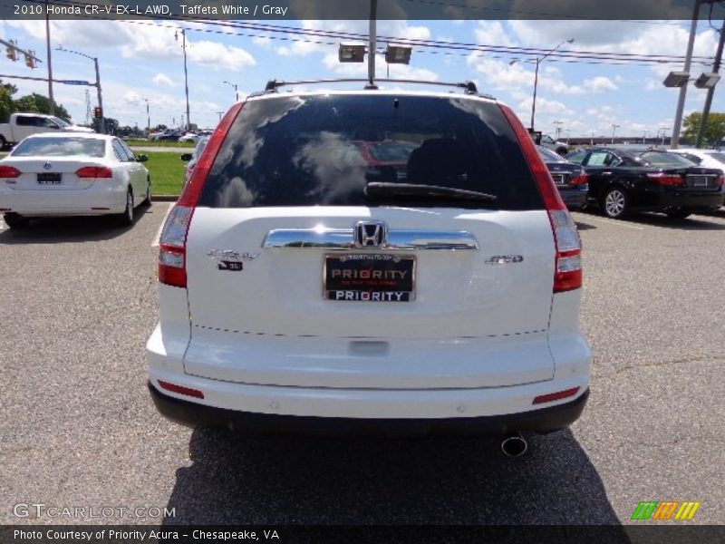 Taffeta White / Gray 2010 Honda CR-V EX-L AWD