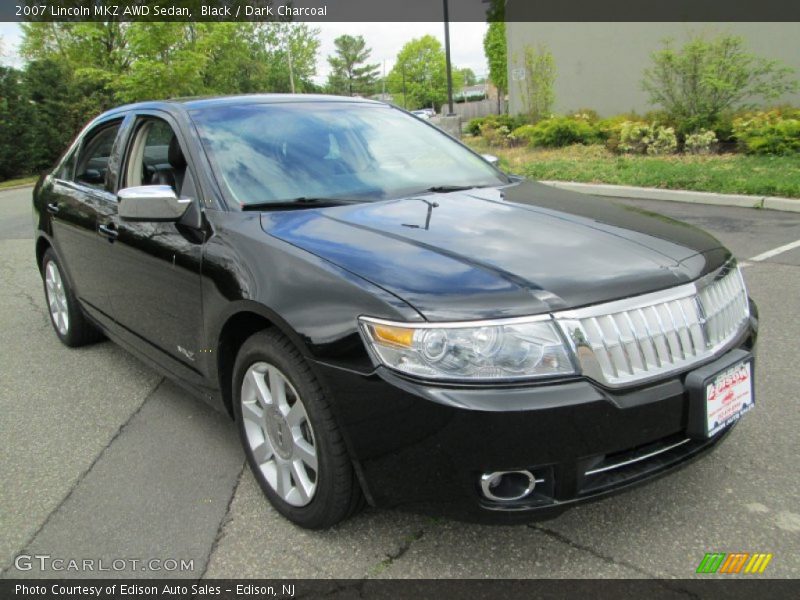 Black / Dark Charcoal 2007 Lincoln MKZ AWD Sedan