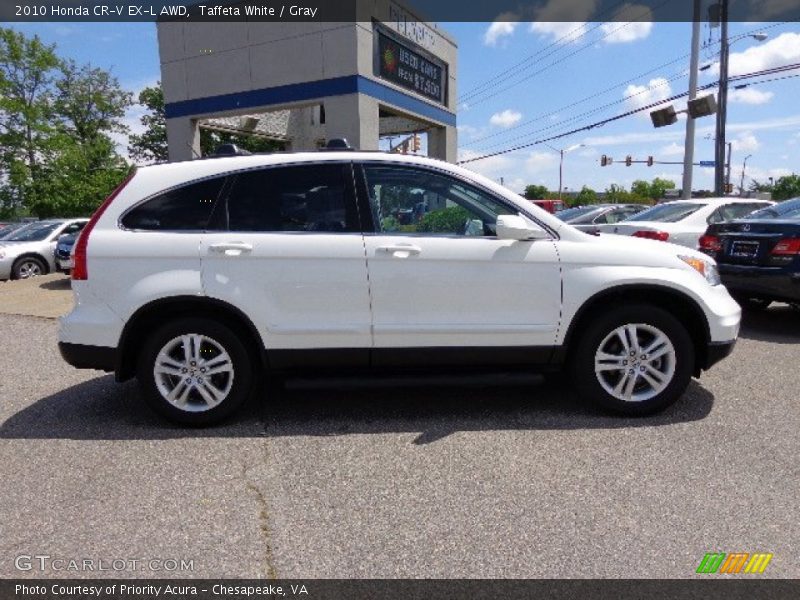 Taffeta White / Gray 2010 Honda CR-V EX-L AWD