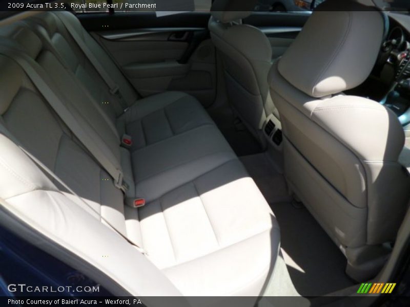 Royal Blue Pearl / Parchment 2009 Acura TL 3.5