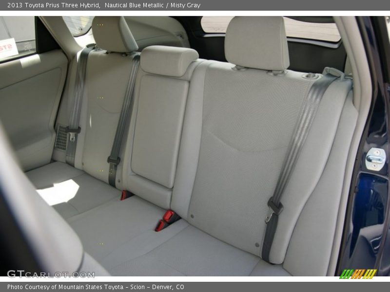 Nautical Blue Metallic / Misty Gray 2013 Toyota Prius Three Hybrid