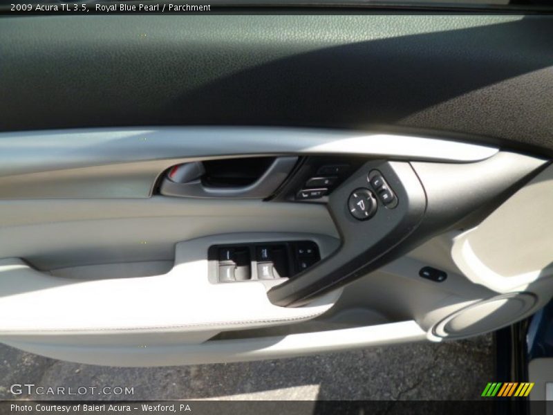 Royal Blue Pearl / Parchment 2009 Acura TL 3.5
