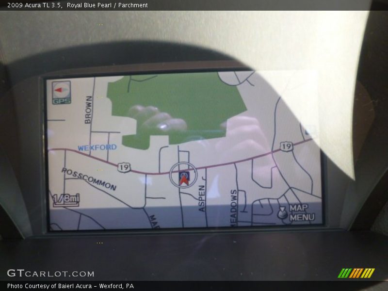 Royal Blue Pearl / Parchment 2009 Acura TL 3.5