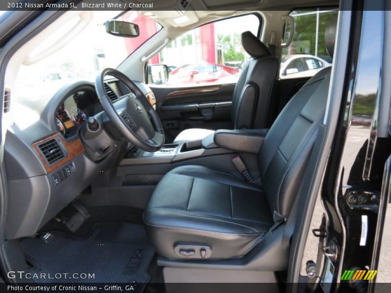 Blizzard White / Charcoal 2012 Nissan Armada SL