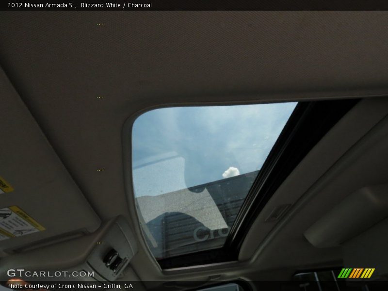 Blizzard White / Charcoal 2012 Nissan Armada SL