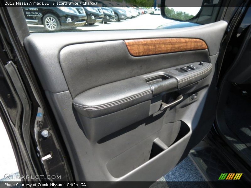 Blizzard White / Charcoal 2012 Nissan Armada SL
