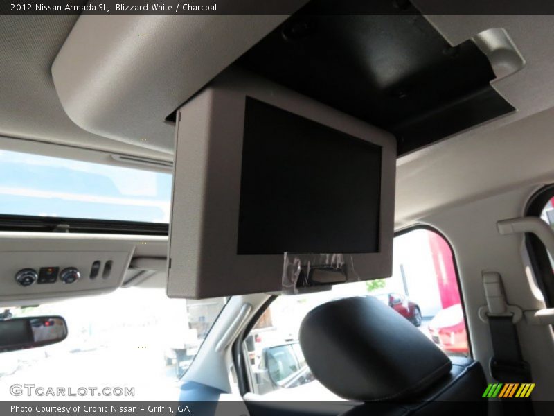 Blizzard White / Charcoal 2012 Nissan Armada SL