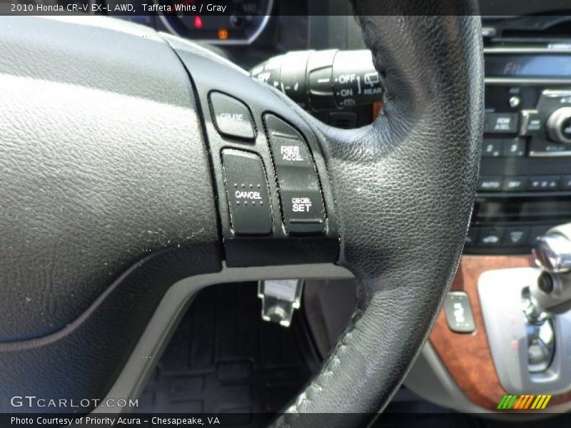 Taffeta White / Gray 2010 Honda CR-V EX-L AWD