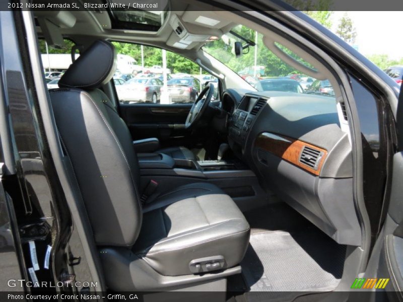 Blizzard White / Charcoal 2012 Nissan Armada SL
