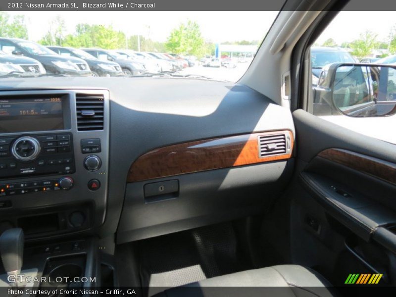 Blizzard White / Charcoal 2012 Nissan Armada SL