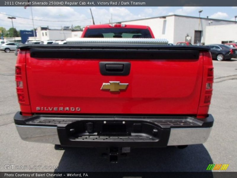 Victory Red / Dark Titanium 2011 Chevrolet Silverado 2500HD Regular Cab 4x4