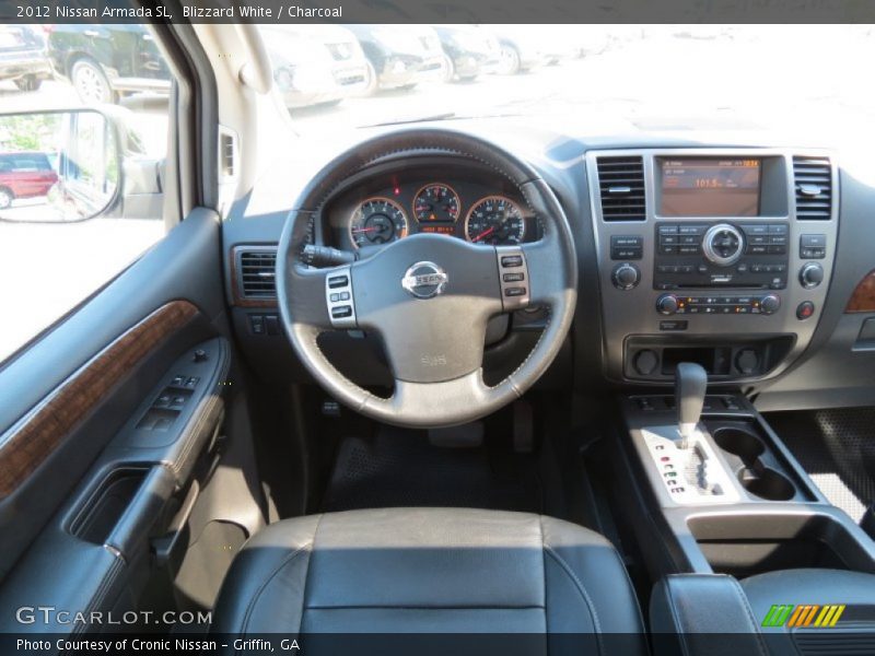 Blizzard White / Charcoal 2012 Nissan Armada SL