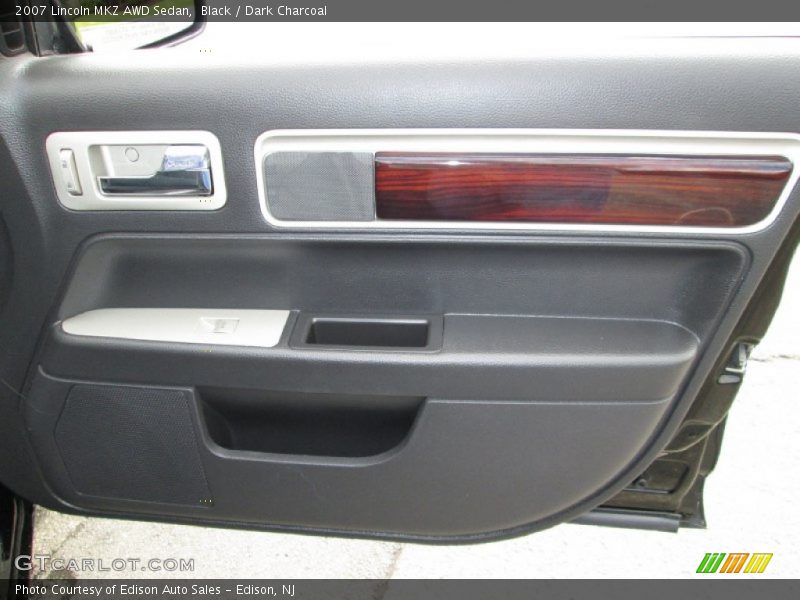 Black / Dark Charcoal 2007 Lincoln MKZ AWD Sedan