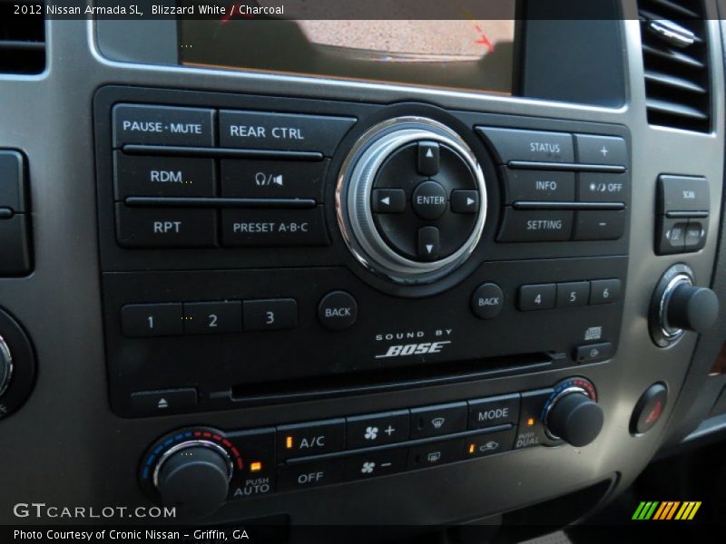 Blizzard White / Charcoal 2012 Nissan Armada SL
