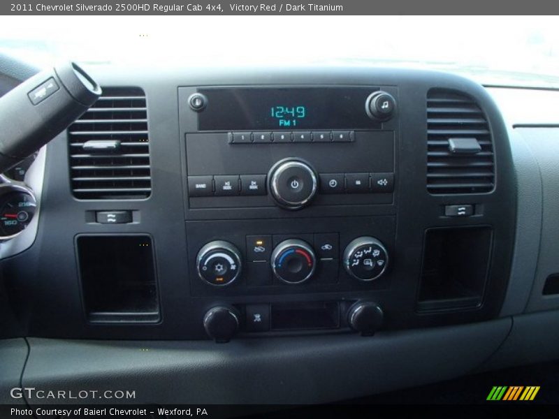 Victory Red / Dark Titanium 2011 Chevrolet Silverado 2500HD Regular Cab 4x4