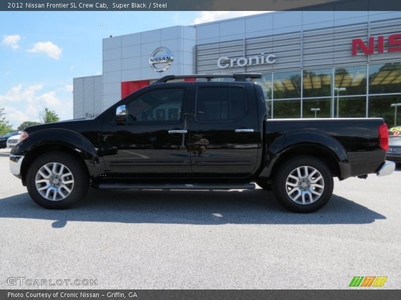 Super Black / Steel 2012 Nissan Frontier SL Crew Cab