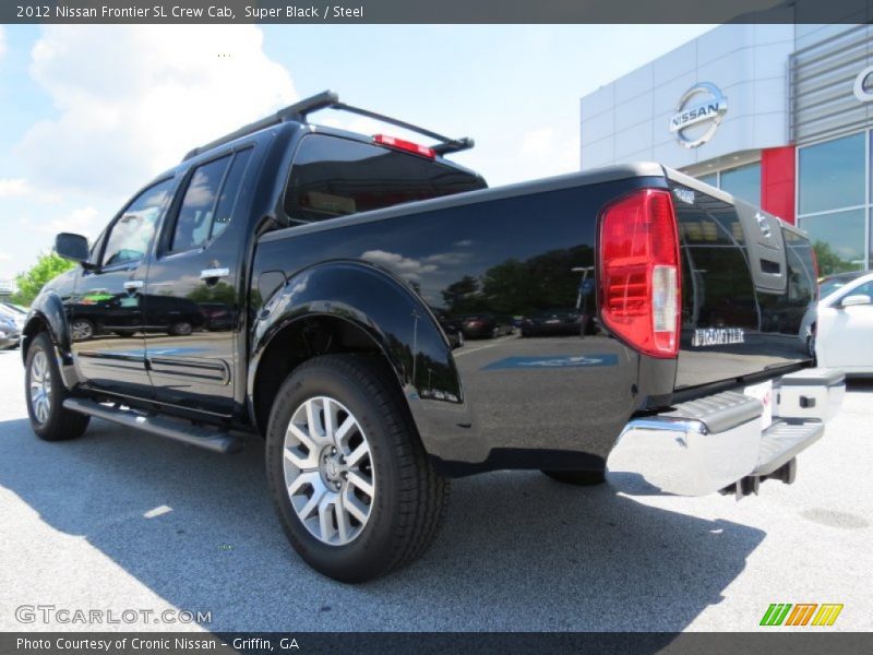 Super Black / Steel 2012 Nissan Frontier SL Crew Cab