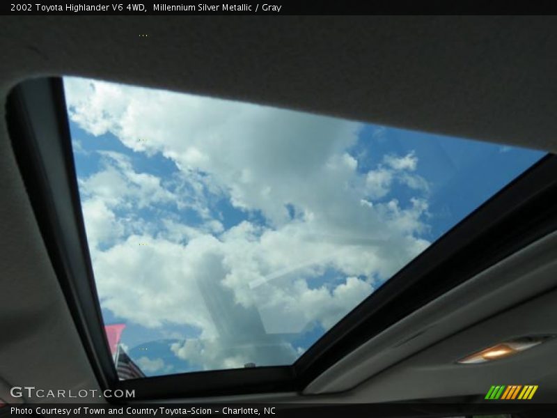 Millennium Silver Metallic / Gray 2002 Toyota Highlander V6 4WD